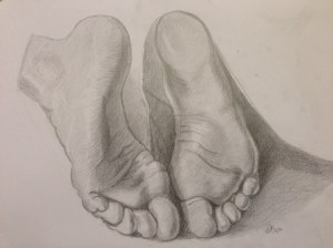 After Albrecht Dürer: Feet of a praying man (BMM version)