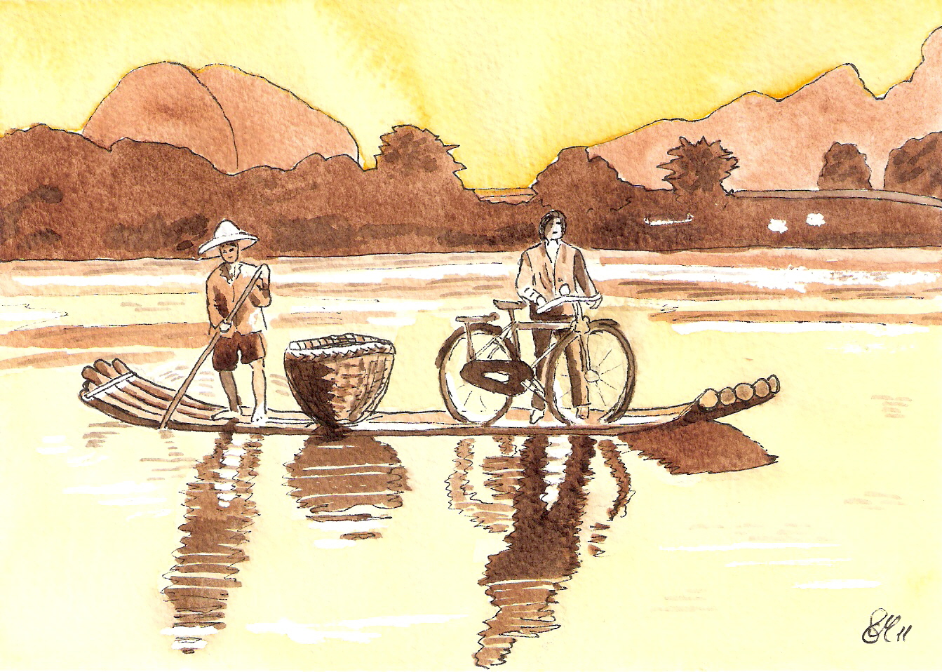 Li Jiang River Guangxi China Jane Bown photo 1985